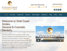 Tablet Screenshot of goldcoastsmilesli.com